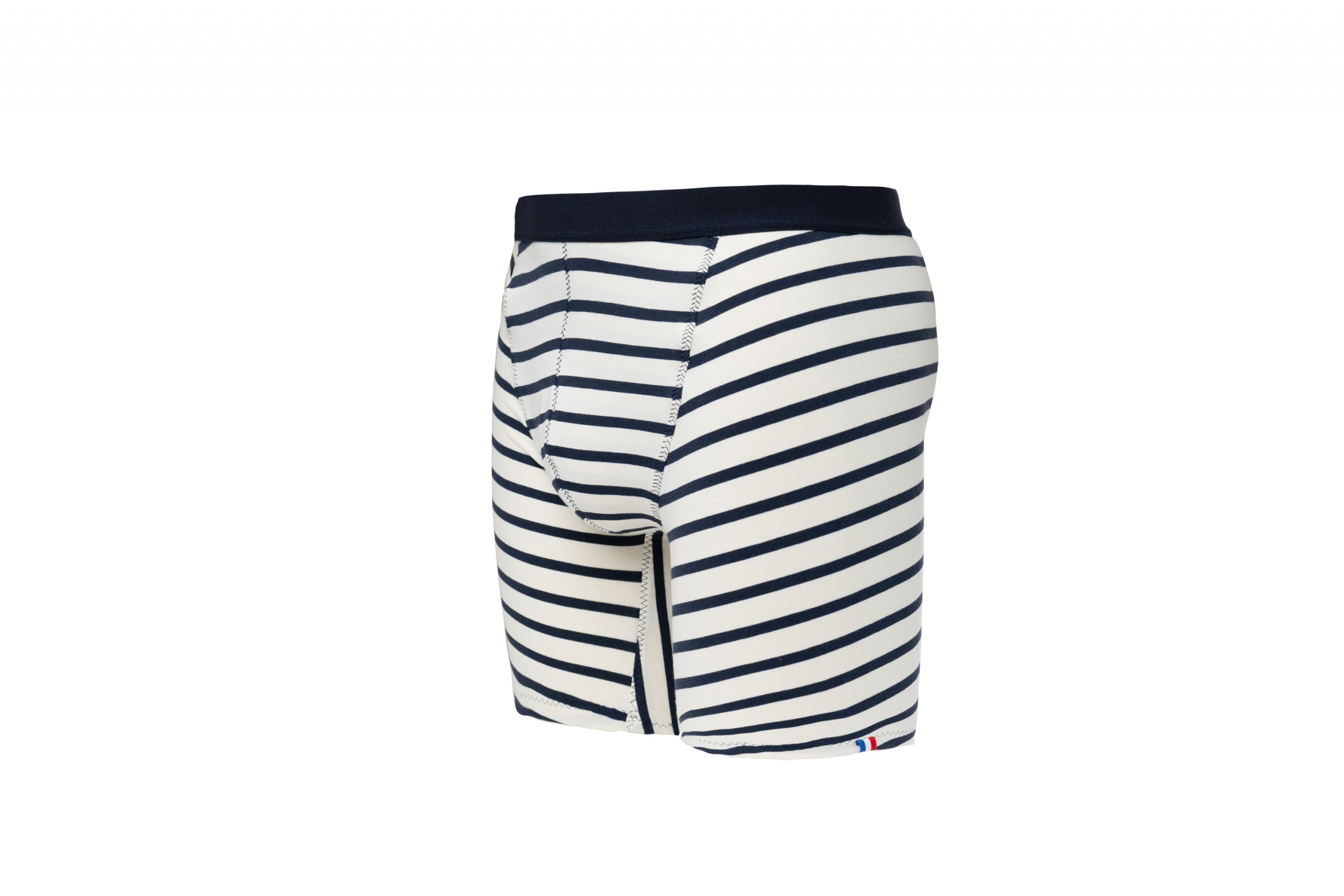 Le boxer long Marinière écru