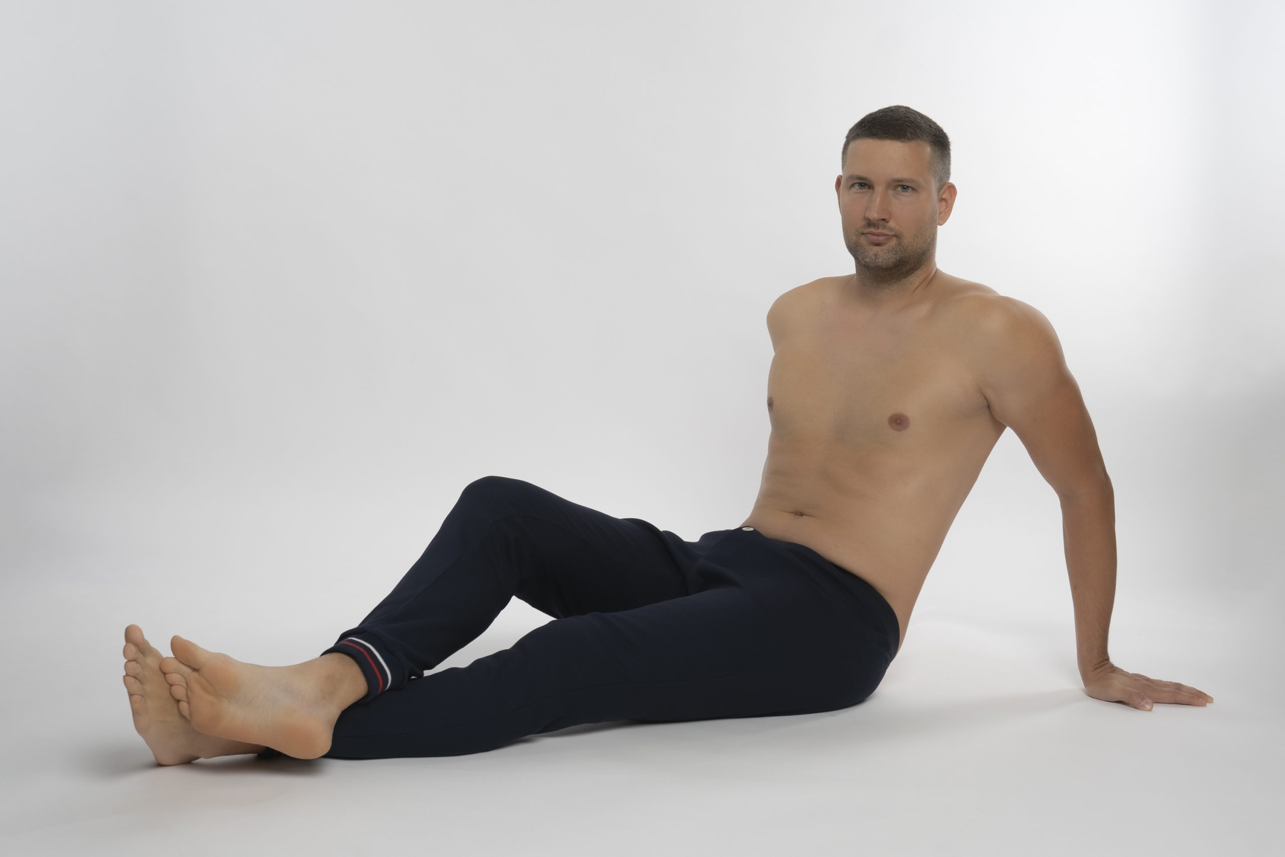 pantalon pyjama coton côtelé