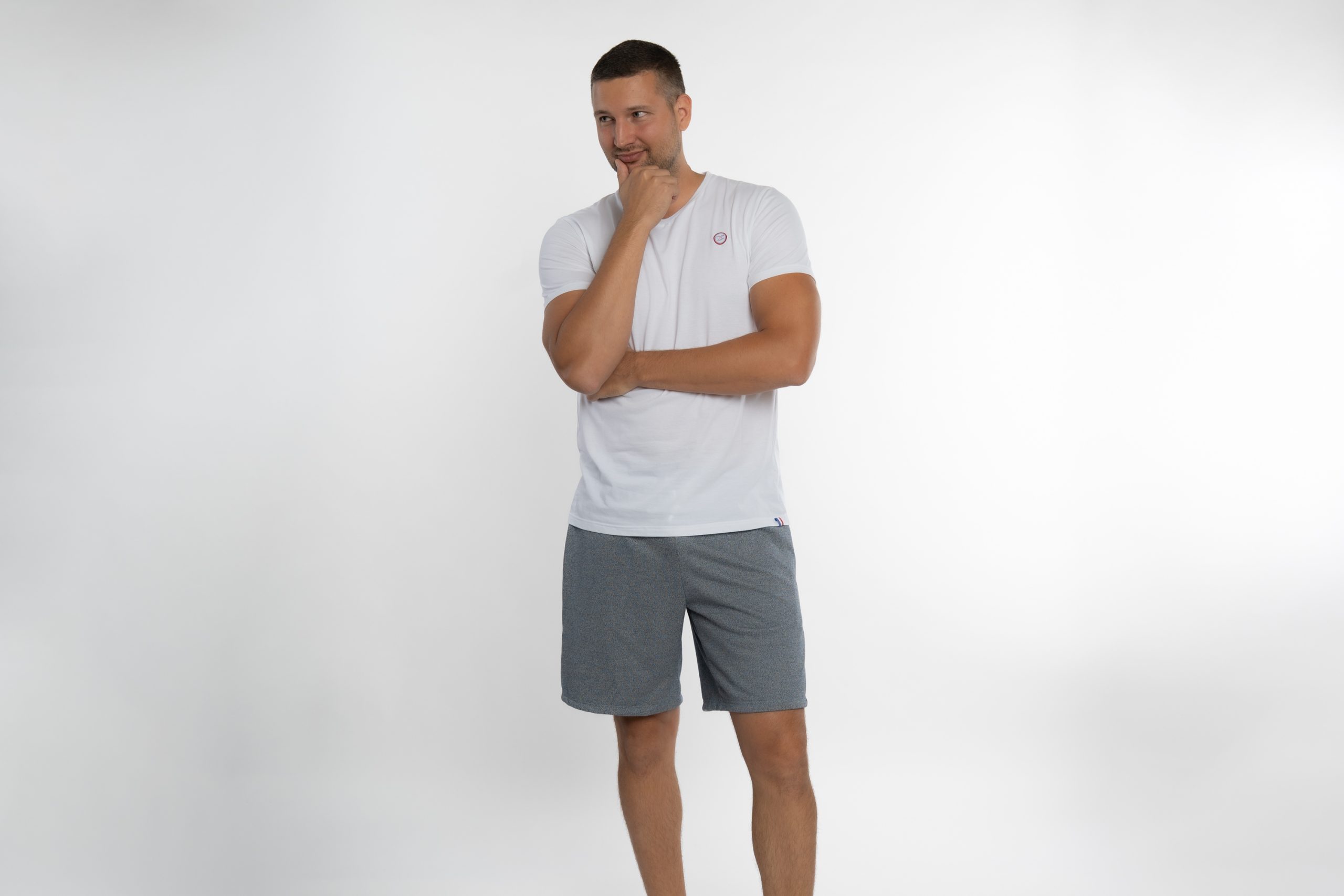 short homewear chiné
