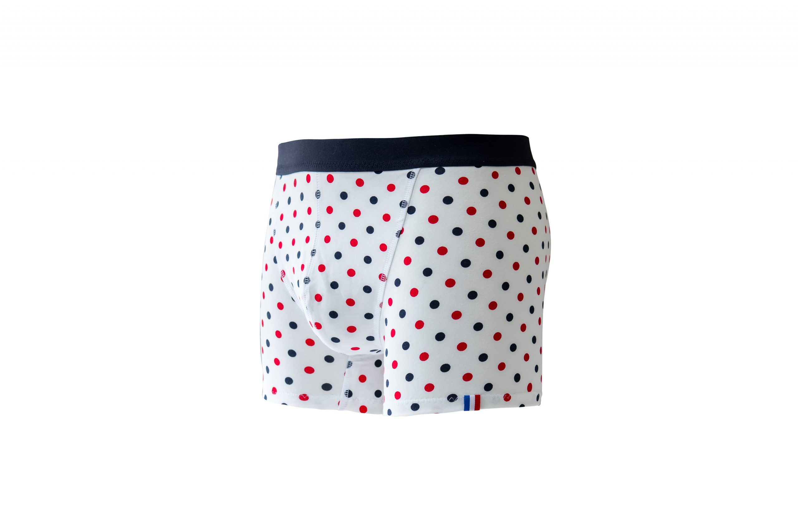 boxer à pois
