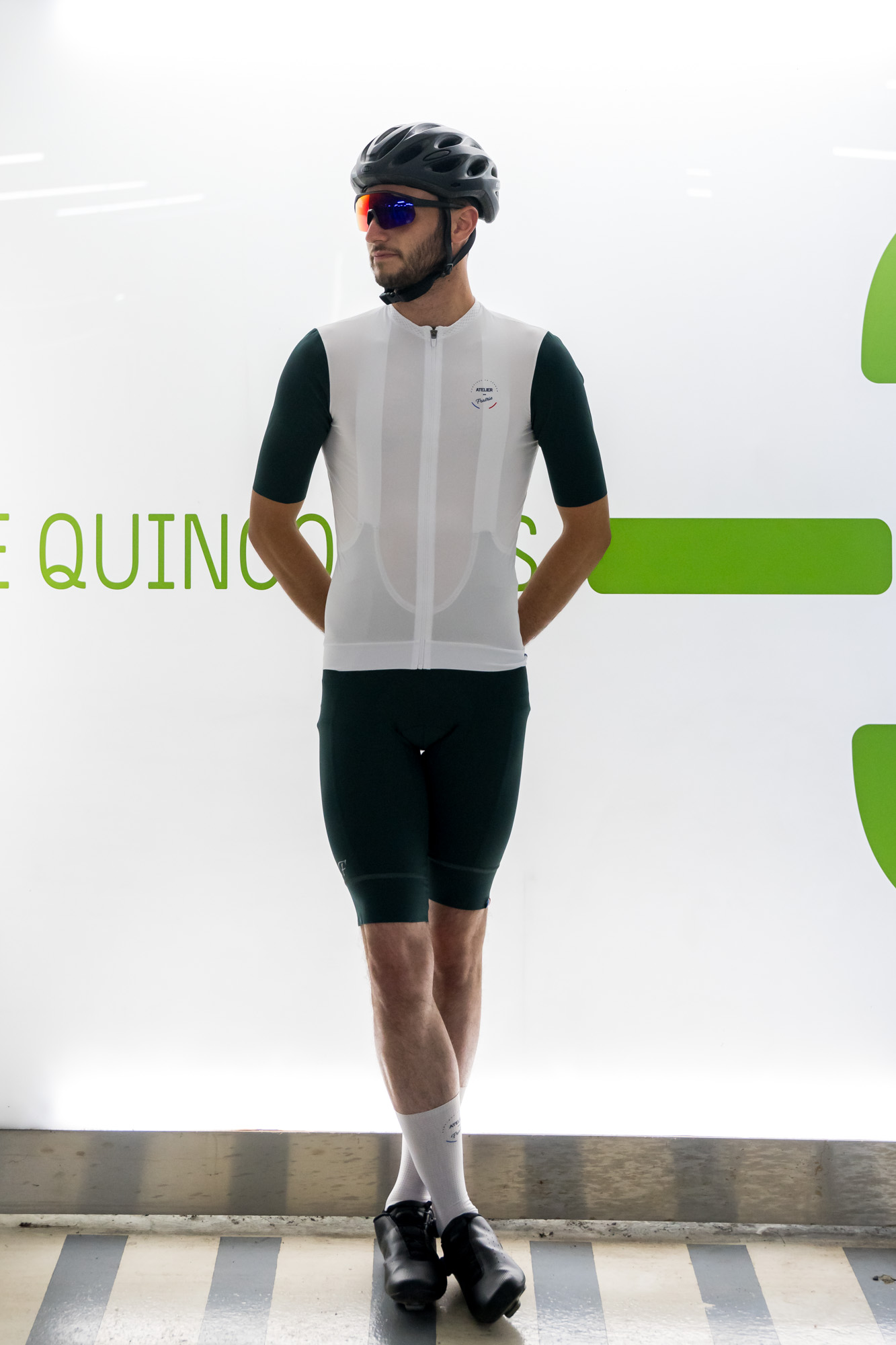 tenue cyclisme vert